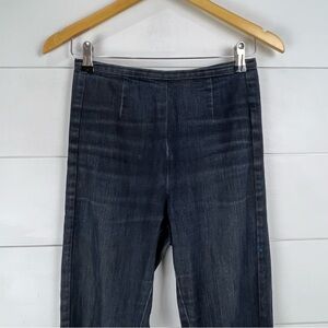 WOOD WOOD Size Small Back Zip Ankle Zip Slim‎ Jeans High Rise Dark Wash